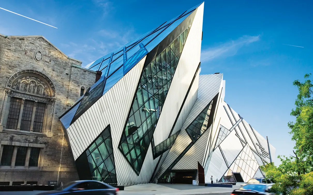 Royal Ontario Museum Michael Lee-Chin Crystal. Bloor Street Entrance.