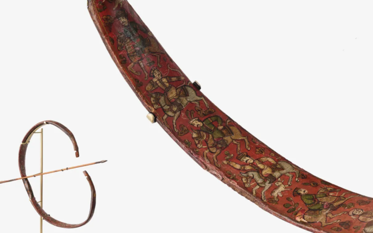 Composite Bow and Arrow, 1700-1800s, Iran.