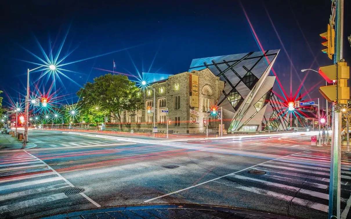 ROM Crystal at Night