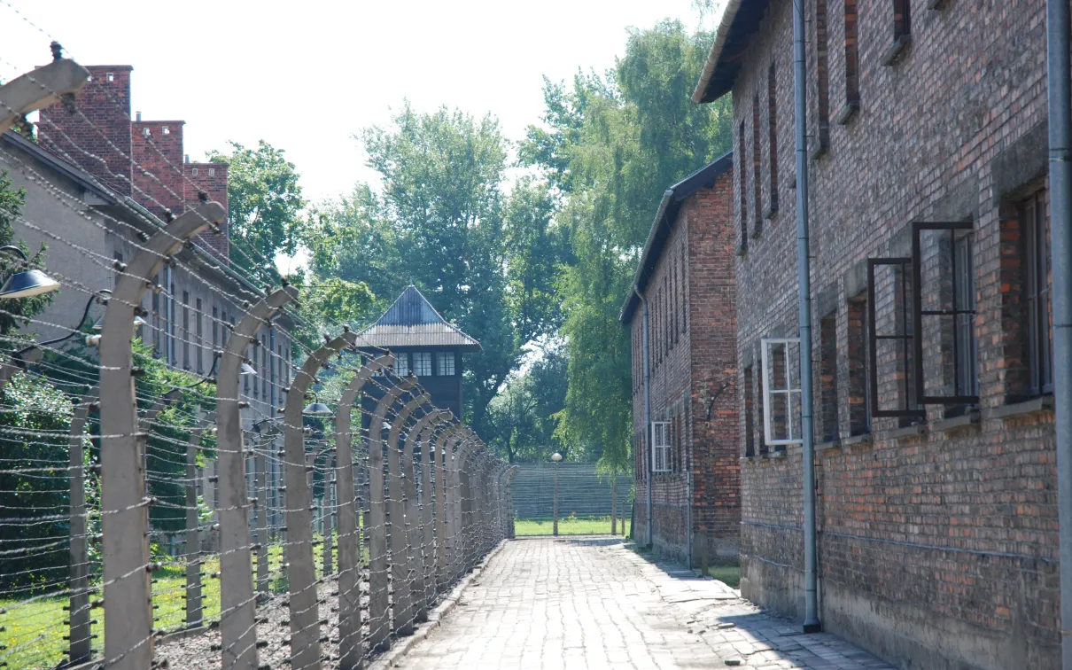 Buildings from Auschwitz-Birkenau Memorial and Museum