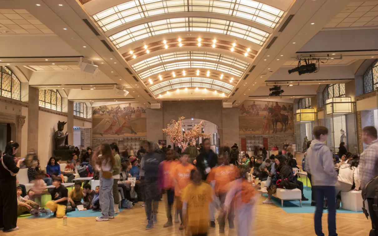 Visitors at ROM for Free Main Floor