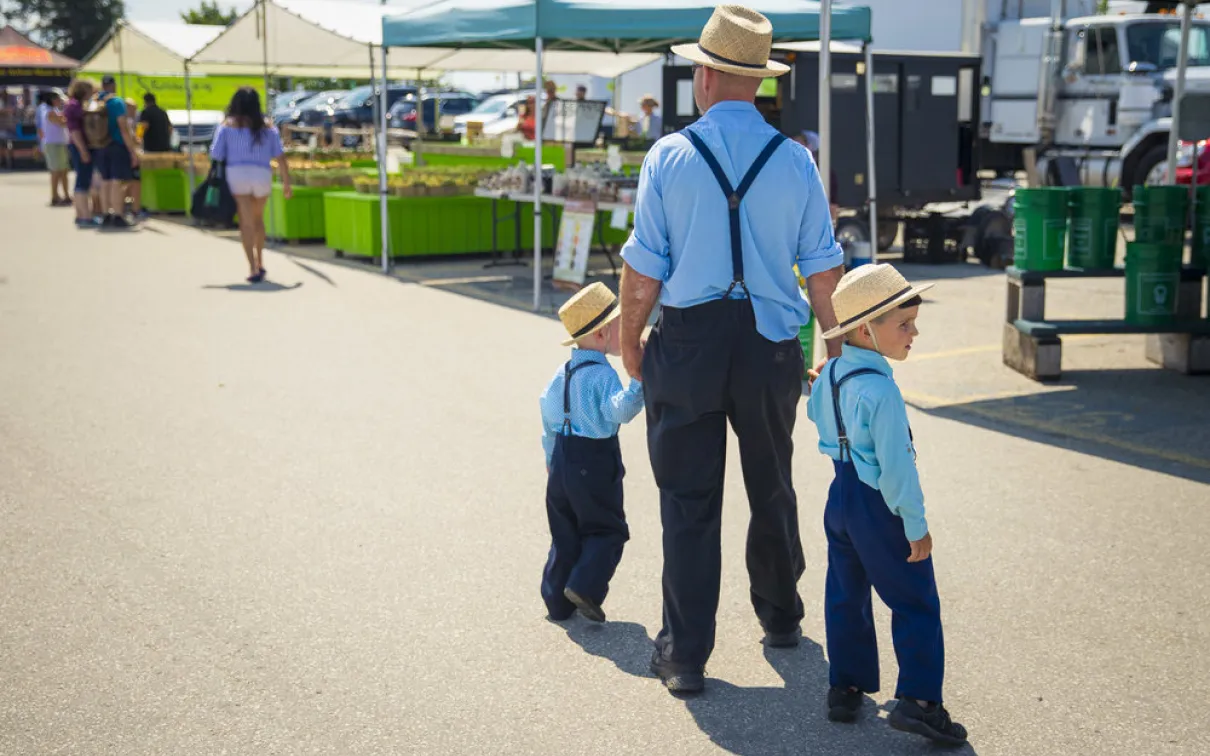 Mennonites at St Jacobs Market