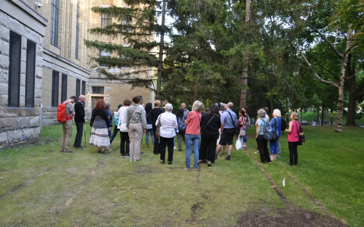 Group of people walking 