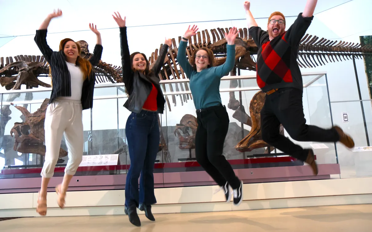 4 ROM guest jumping in excitement 