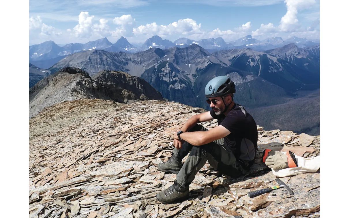 Photo of Jean-Bernard Caron in the Canadian Rockies