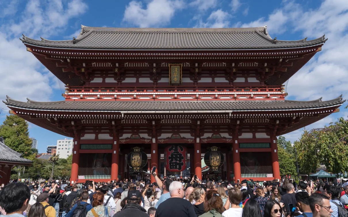 Asakusa’s Senso-ji Temple, Tokyo, Japan. © Alexkom000, 2024. 