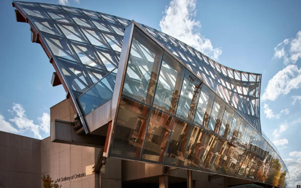 Vue extérieure du Musée des beaux-arts de l'Ontario.
