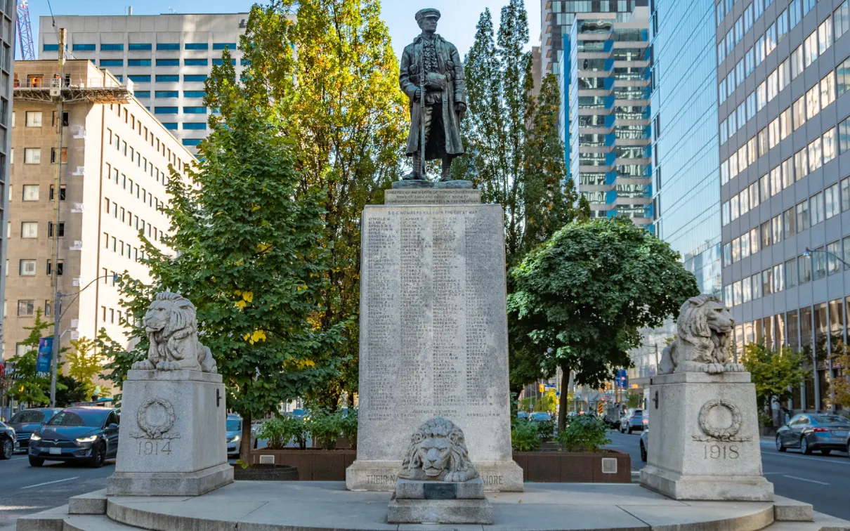 Sons of England Monument, University Avenue, Toronto, Photo credit: Paul Vaculik