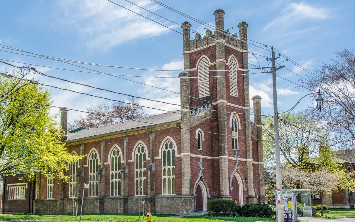 Street view of Anglican church