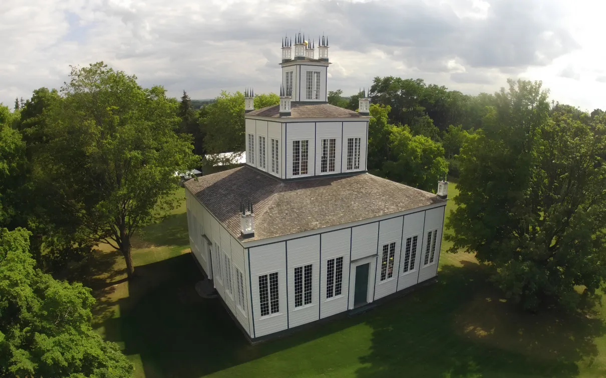 Aerial Sharon Temple © Sharon Temple