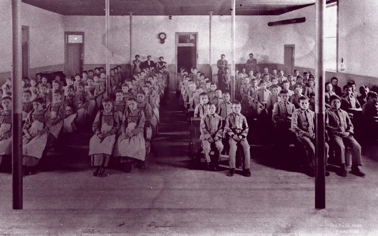 Mohawk Institute classroom 