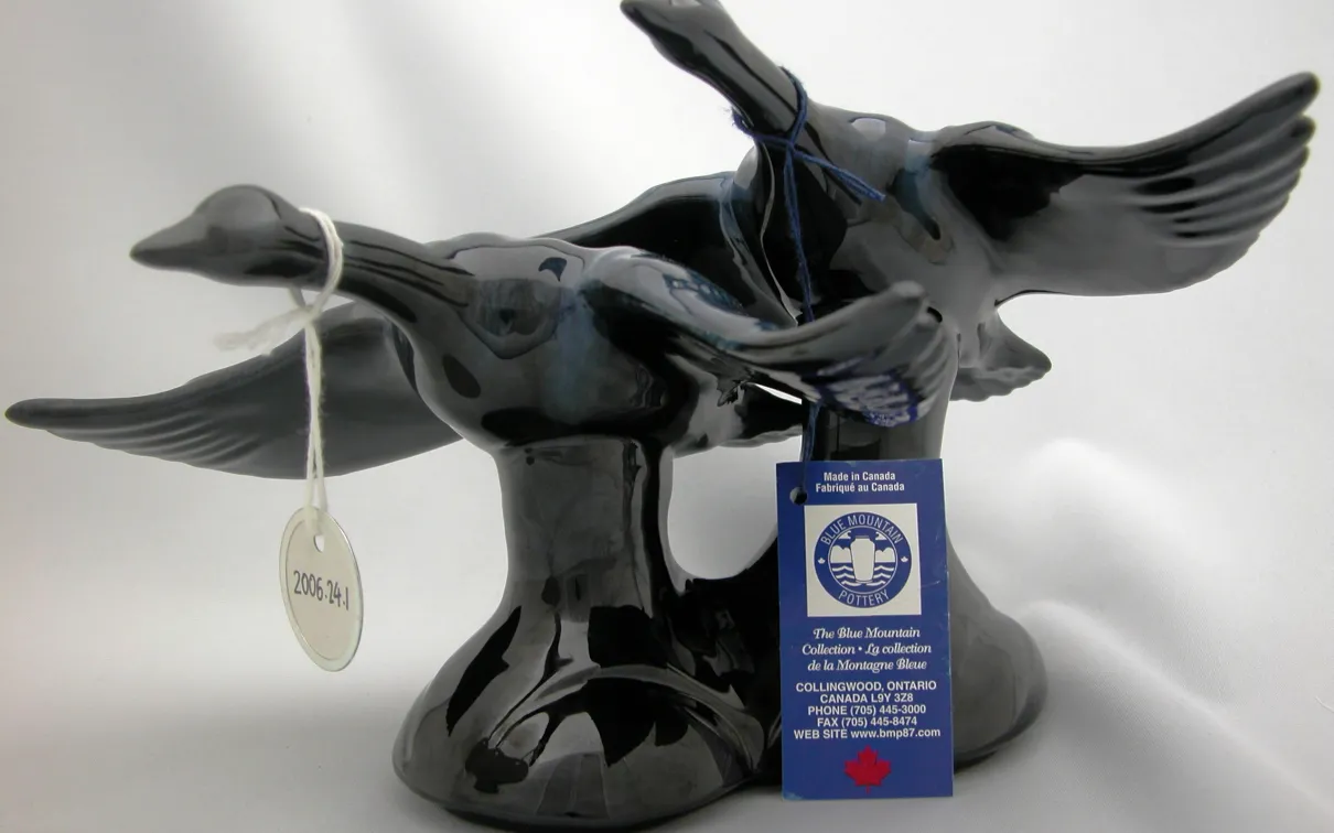 model of geese in flight
