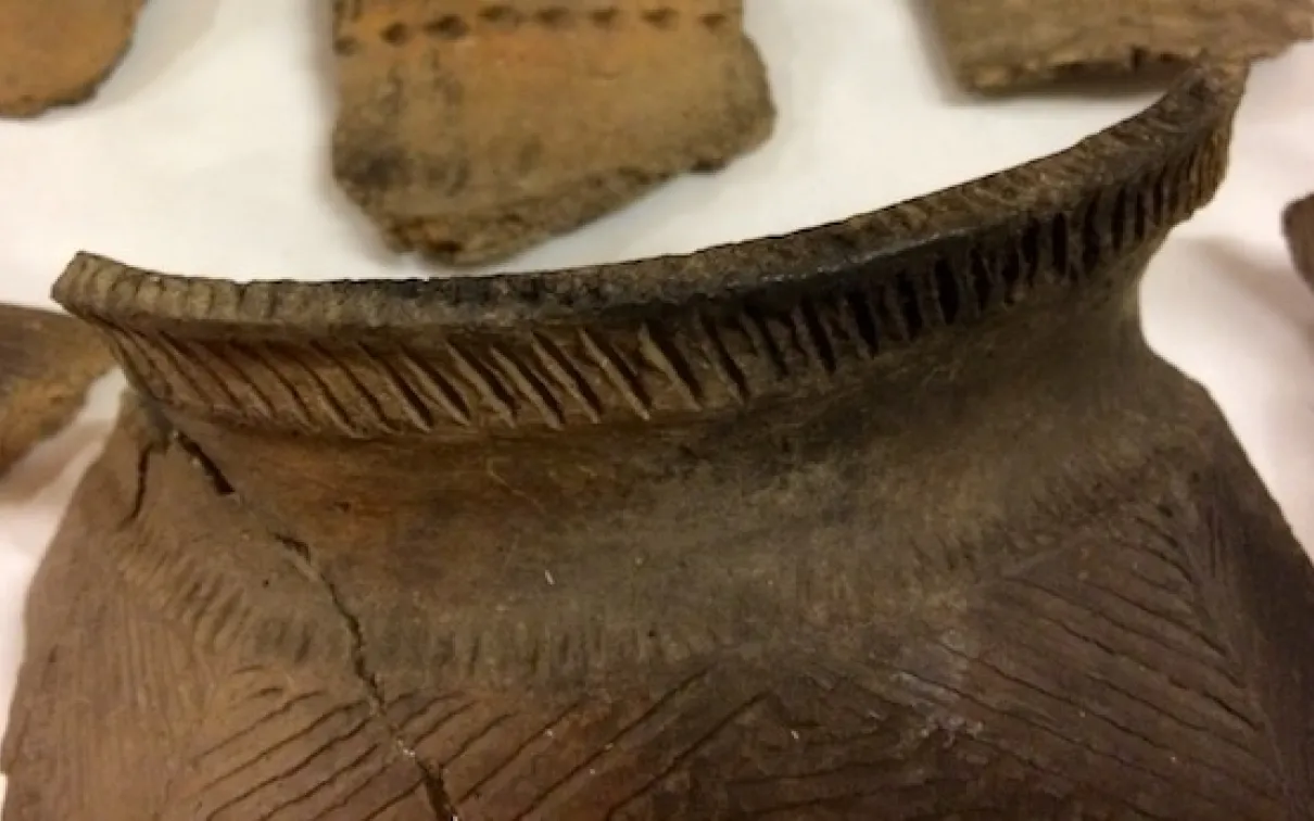 Huron pottery from ROM's New World Archaeology collection
