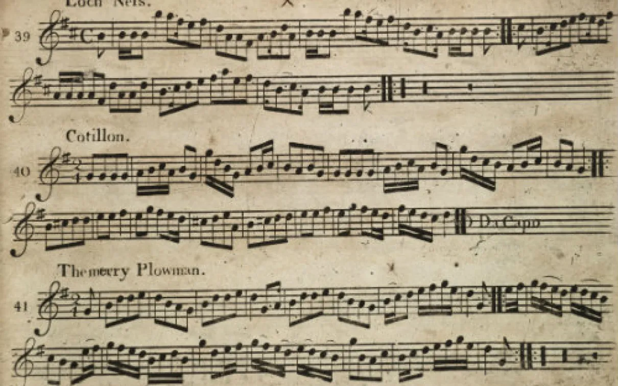 European Music Book. Detail. 1835.

