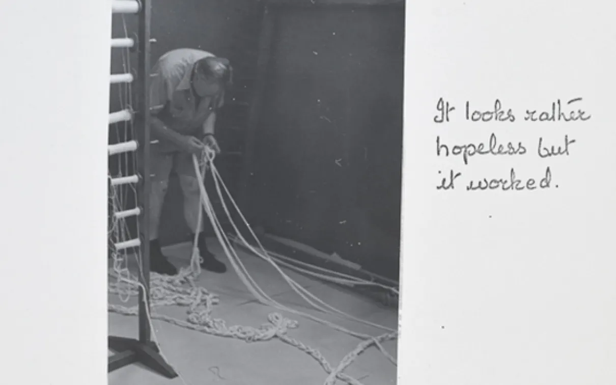 "It looks rather hopeless but it worked."
