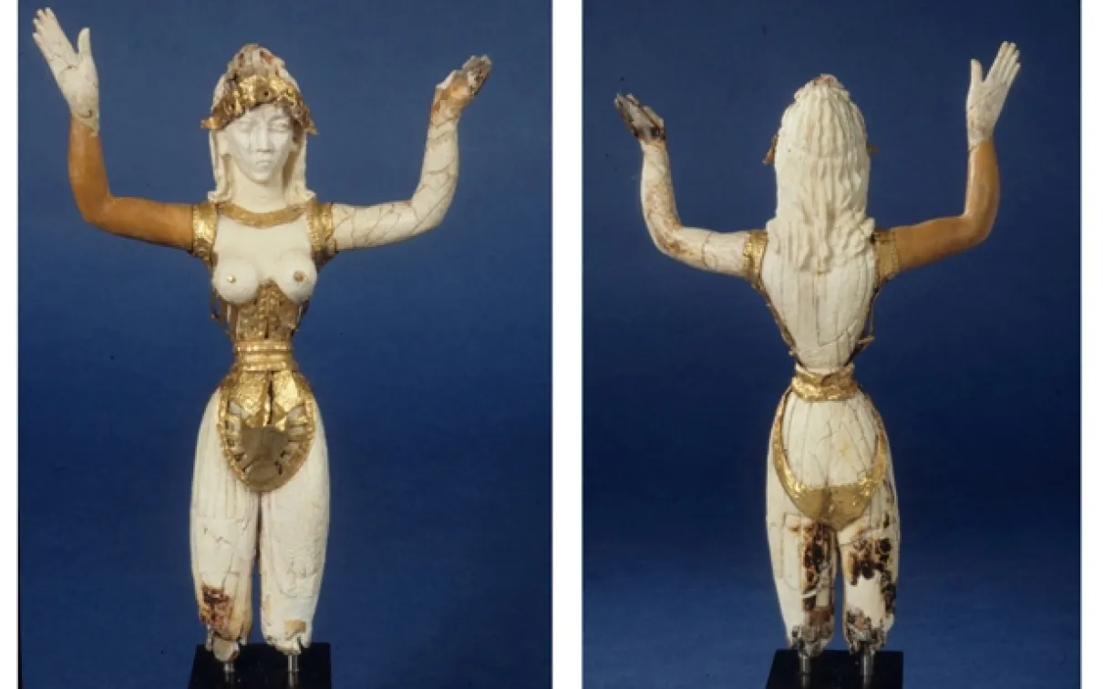 La déesse "minoenne" en ivoire ROM, 1991
