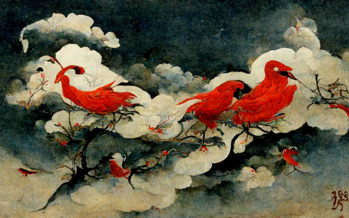 An image generated by the artificial intelligence program Midjourney