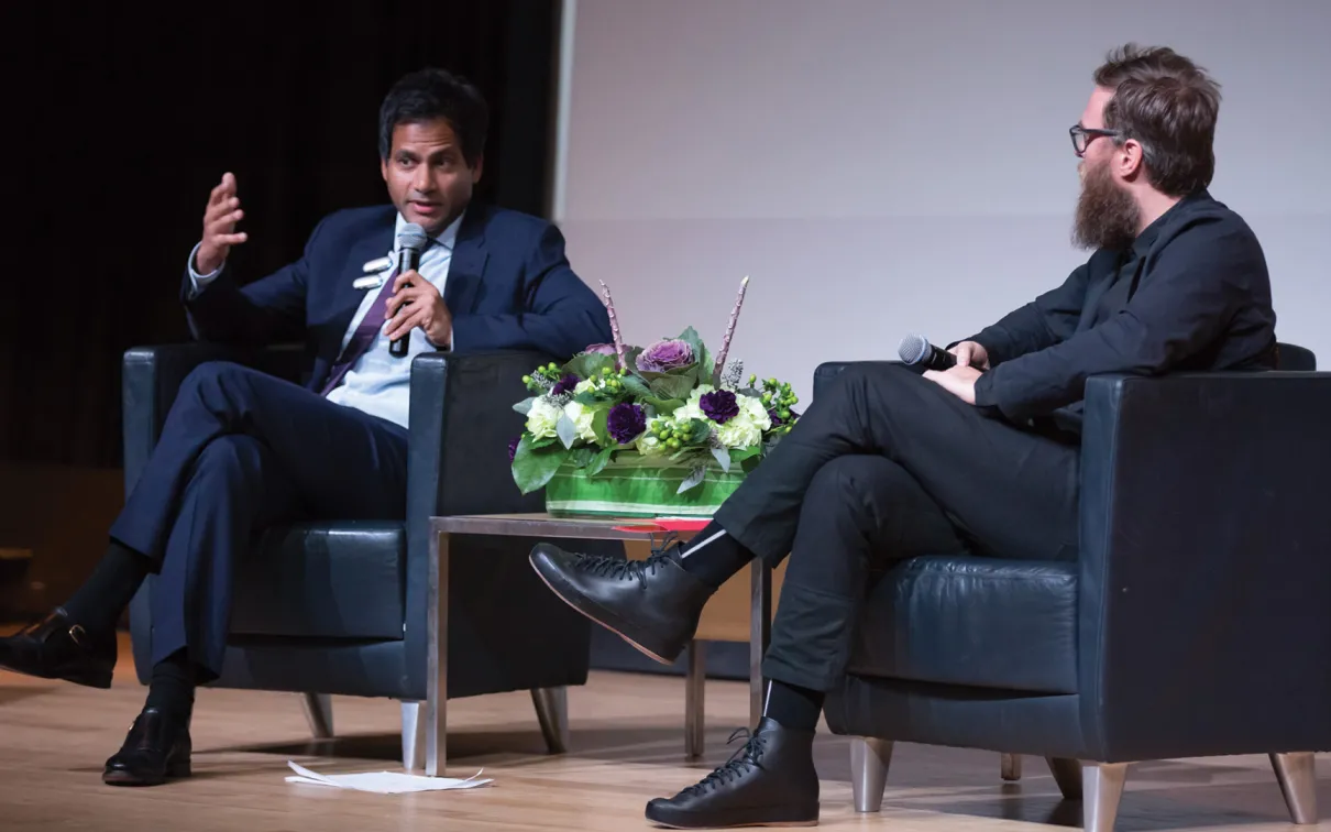 Jameel Jaffer et Charles Stenkievich ©Lisa Milosavijevic