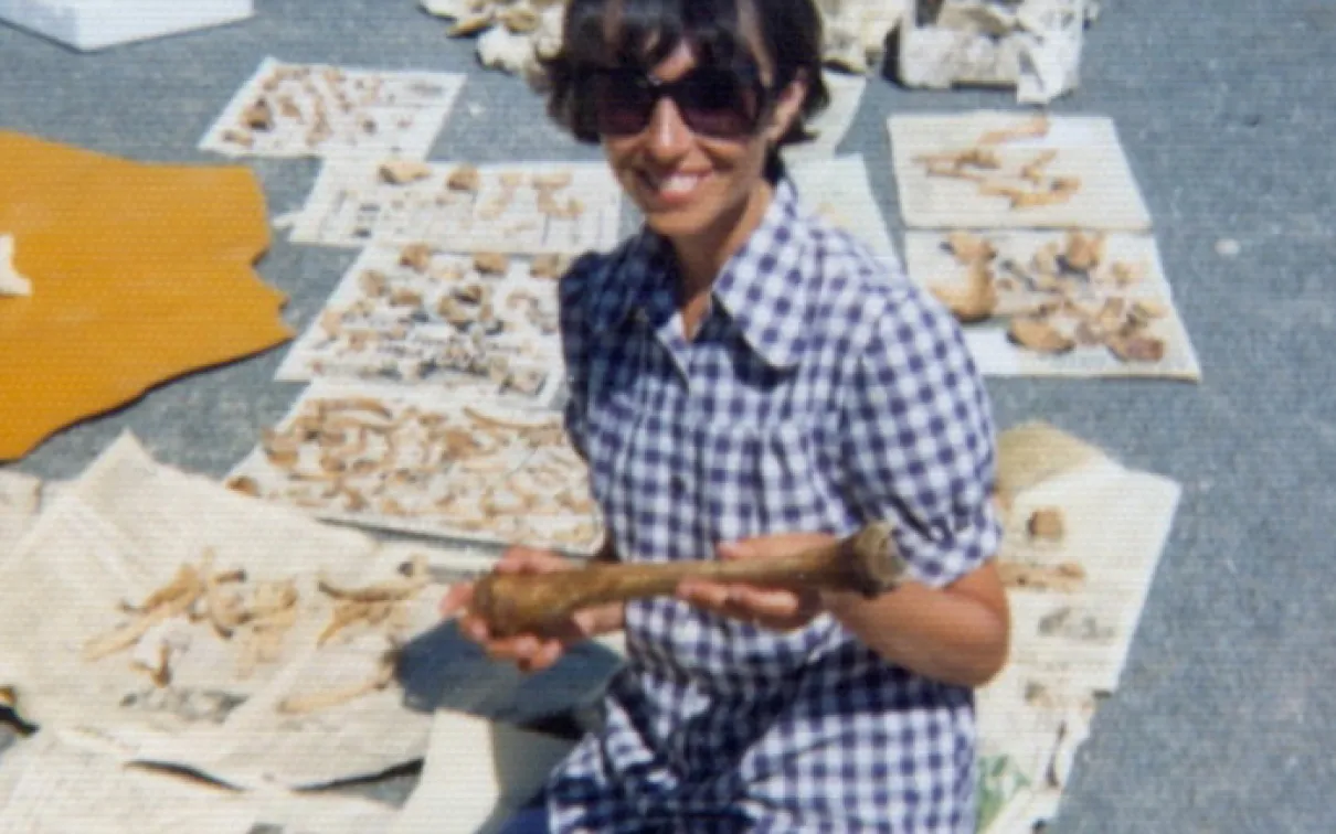 Veronika Gervers in France.
