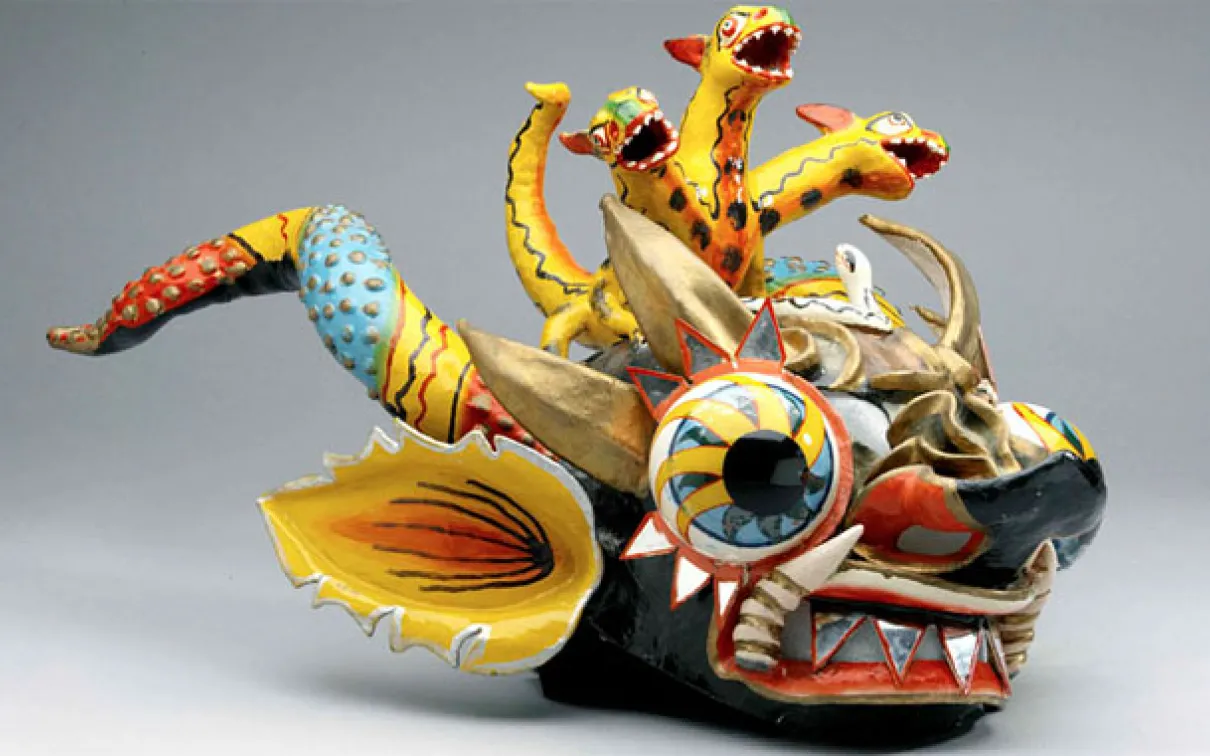 Masque de danse "Diablada" du ROM (vignette), Galerie Shreyas et Mina Ajmera de l'Afrique, des Amériques et de l'Asie-Pacifique