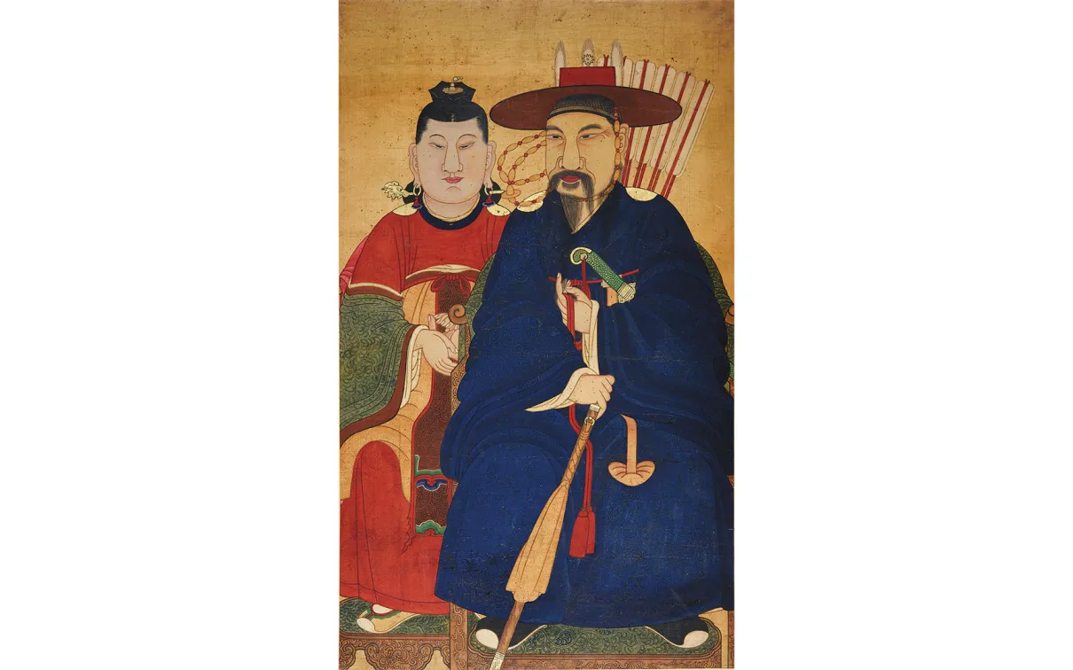 Painting of God and Goddess of Smallpox