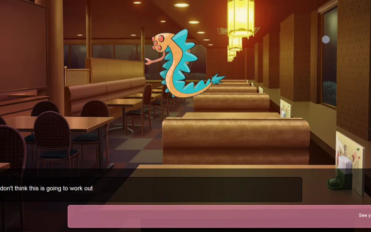 an animal with 5 eyes turns down a date
