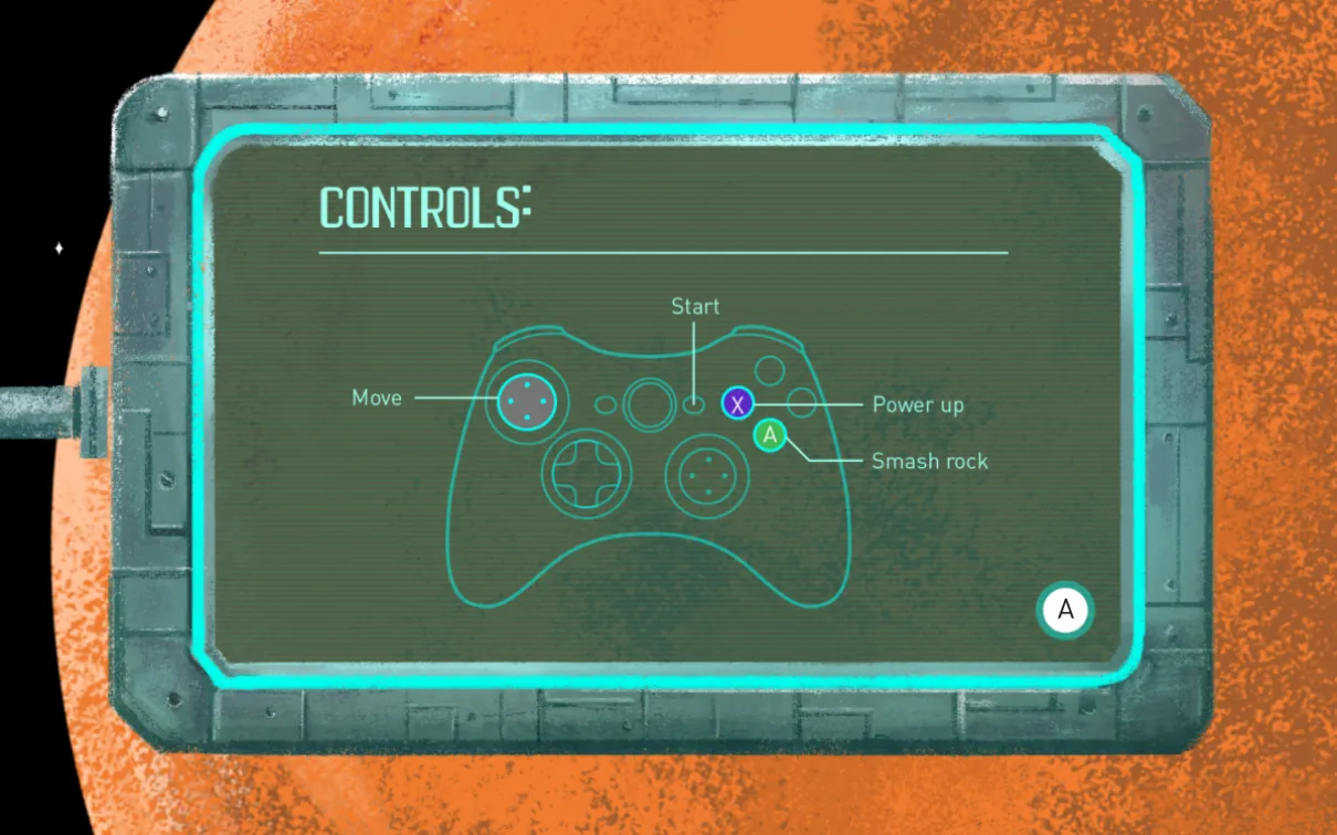 contrôles du jeu rogue rovers
