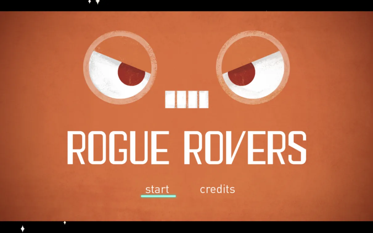 rogue rovers title screen
