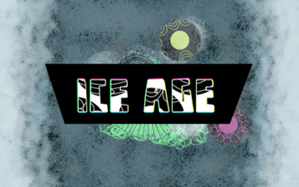 the words "Ice Age" appear when the timer runs out and ends the game
