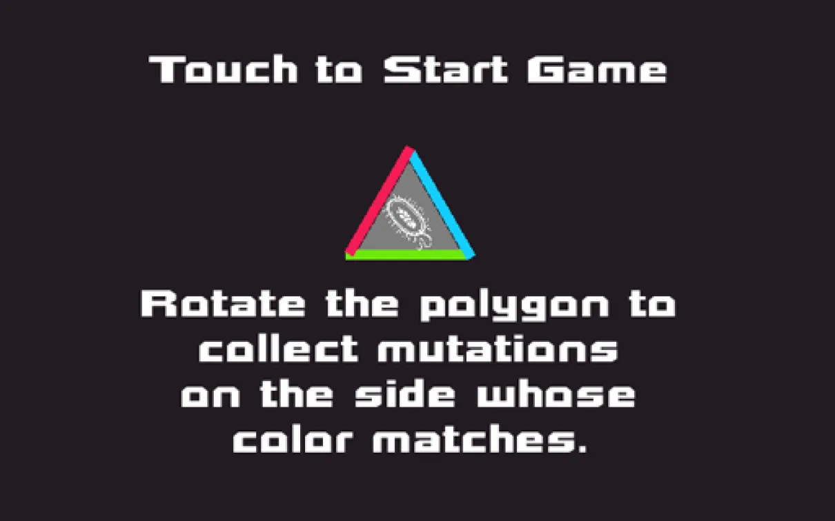 Écran de démarrage de Polygrowth
