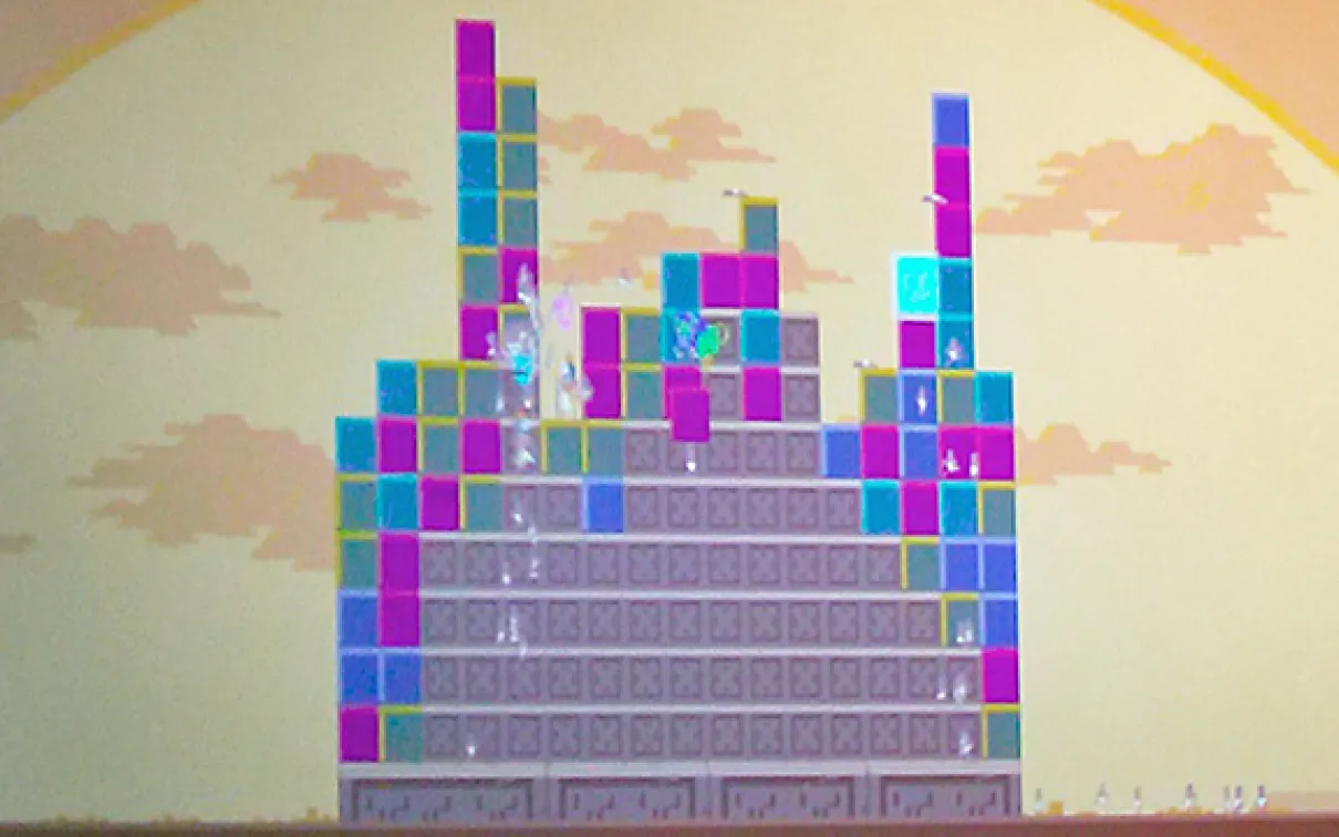 coloured blocks form a pyramid
