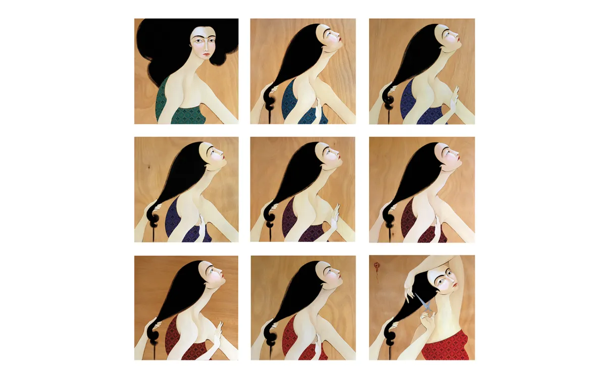 Repetition of a figure in illustration