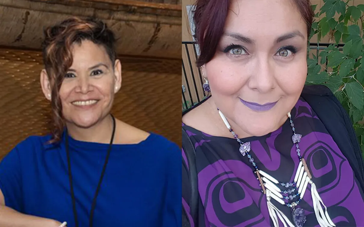 J'net AyAy Qwa Yak Sheelth and Pamela Carter.
