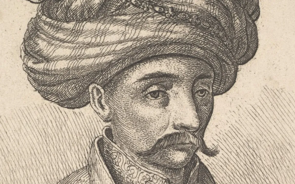 Illustration d'un homme barbu.
