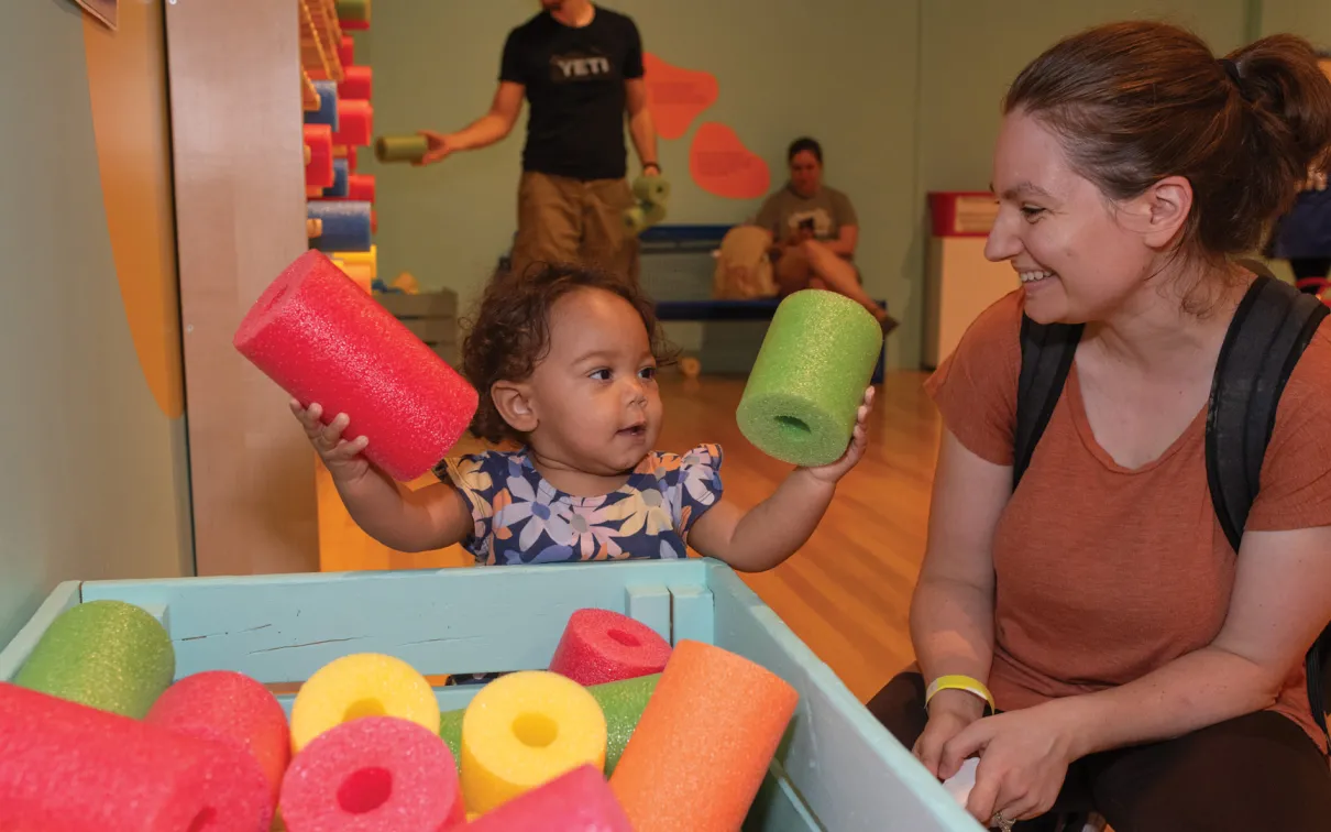 WonderWorks invites family learning experiences in a dedicated, play-based Museum space.