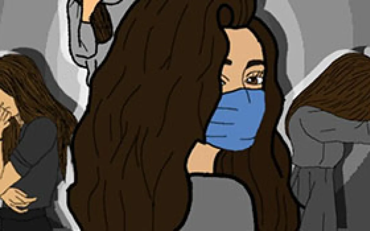 Stuck in My Head - Artwork by Olivia, Etobicoke (Age 12-15)
