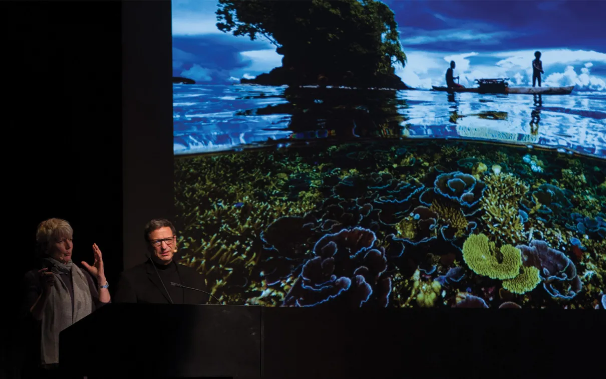 David Doubilet and Jennifer Hayes ©Deirdre Leowinata
