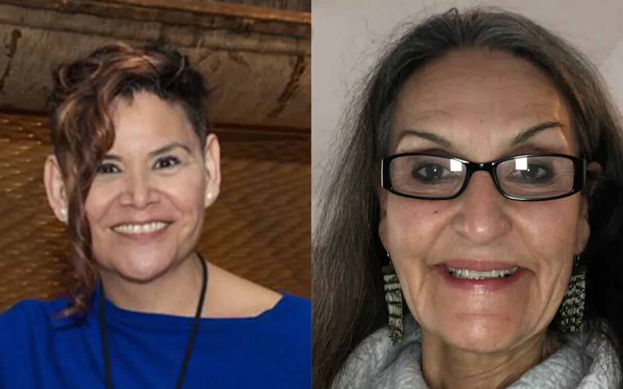 J'net AyAy Qwa Yak Sheelth and Louise Profeit-LeBlanc
