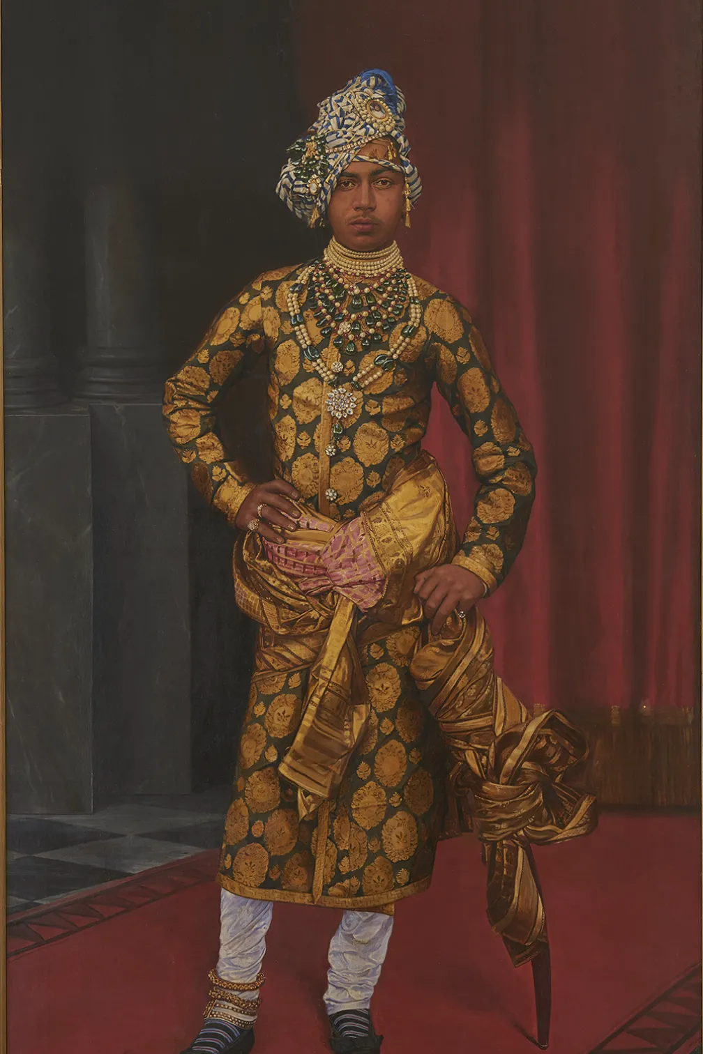 Portrait of Maharaja Sardar Singh.