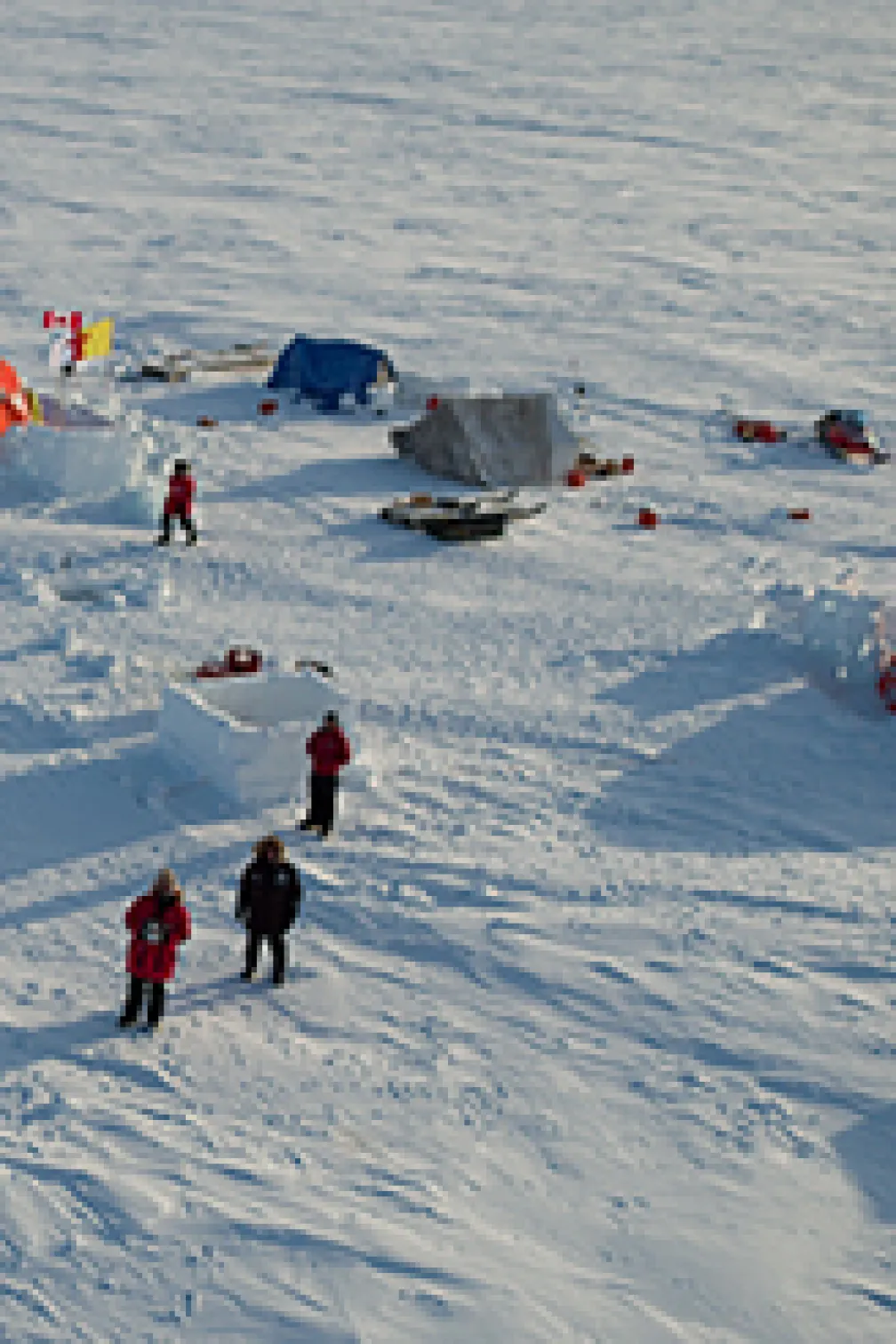 Pendant cinq jours en avril, avec l'aide de l'association des chasseurs et trappeurs et de CAP Enterprises de Gjoa Haven, une équipe d'archéologues sous-marins a visité le site de l'épave. Le groupe a campé sur la glace au-dessus du site de l'épave.
