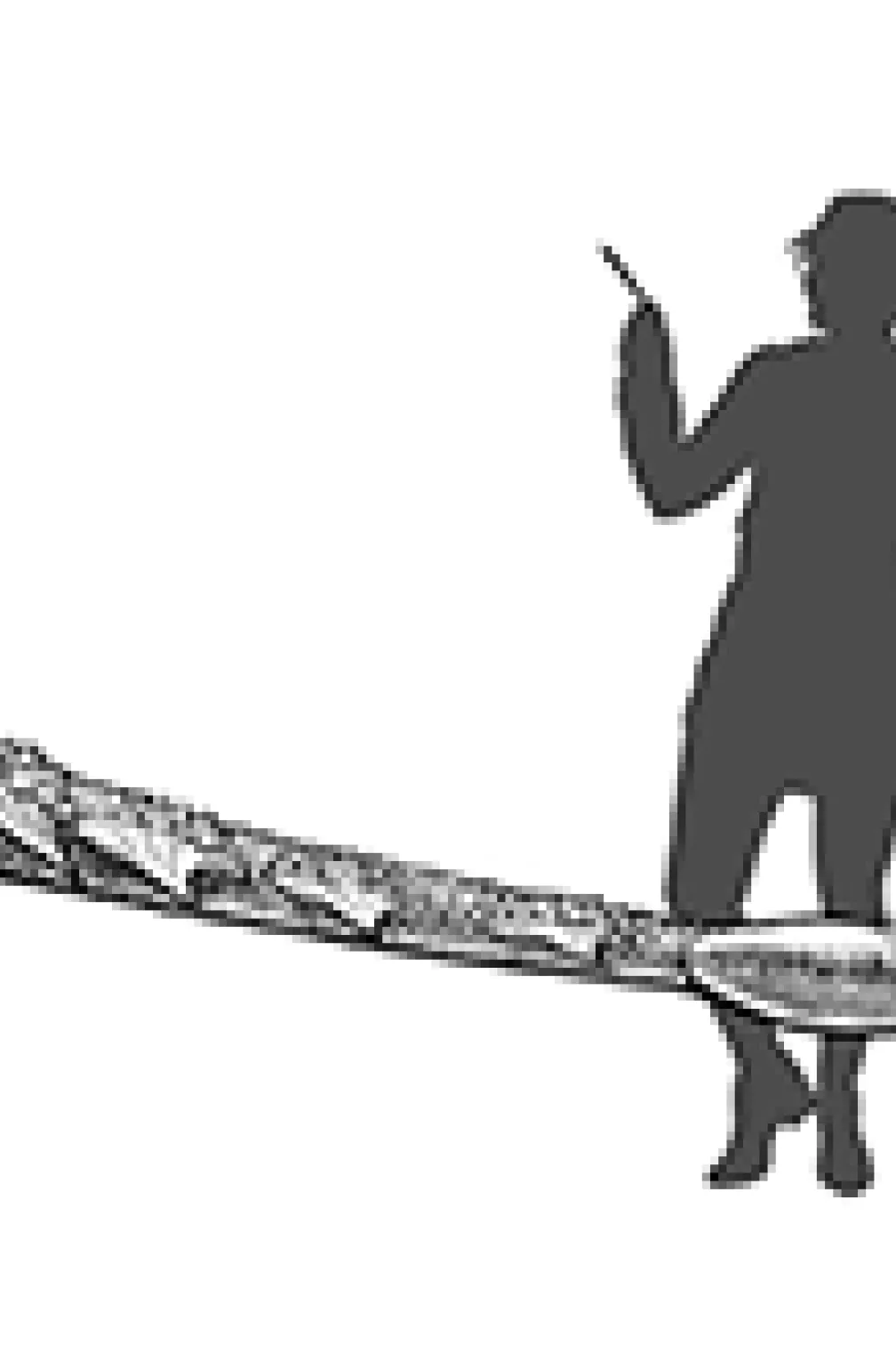 An illustration comparing Zuul's size to that of an adult woman
