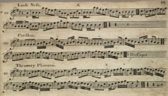European Music Book. Detail. 1835.