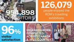Infographic displaying statistics about the ROM in 2015
