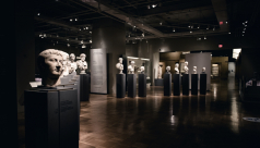 Photo of Roman Portrait Busts on level 3 at the Royal Ontario Museum