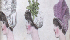 Three headdresses, 1801