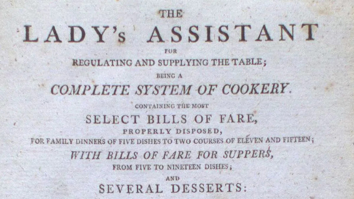 Cooking up History: Historical Recipe Books | Royal Ontario Museum