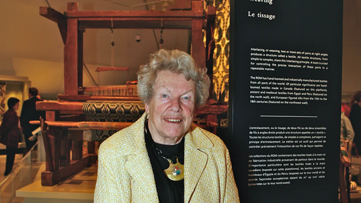 Weaving Her Magic | Royal Ontario Museum