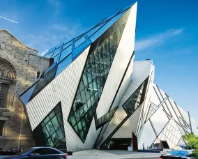 Royal Ontario Museum Michael Lee-Chin Crystal. Bloor Street Entrance.