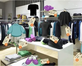 Un magasin de vêtements virtuel