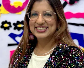 Khadija Aziz, artist and educator. 